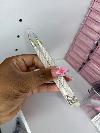 Fiber Tip Lash Tweezers