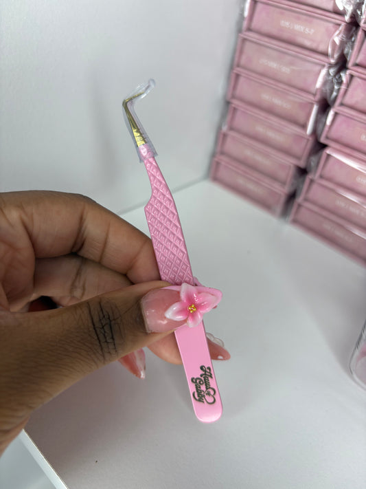 Fiber Tip Lash Tweezers