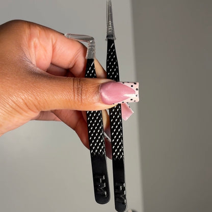 Fiber Tip Lash Tweezers